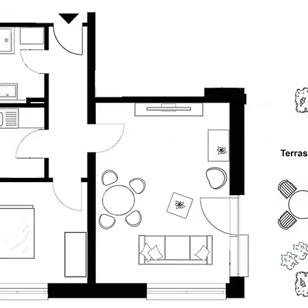 Apartment Mit Terrasse Am Jakobsberg *